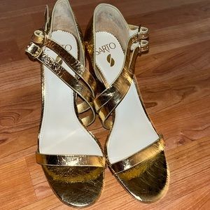 Sarto gold heels